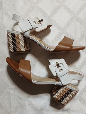 Vicenza Free People Chunky Block Heel Sandals Size 36